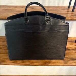 Authentic Louis Vuitton vintage handbag black Epi leather bag